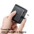 Mcdodo CP-3270 MDD G5 Series 45W 3 USB-C + 2 USB-A Universal Travel Power Adapter Charger with USB-C to USB-C Cable - Black